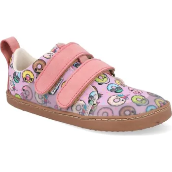 Dívčí obuv Barefoot Pegres BF57U Donut růžová 32, Vnitřní délka boty: 20,6 cm, Vnitřní šířka boty: 8,2 cm