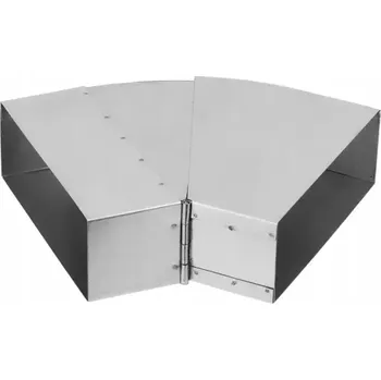 Karl - Nastavitelné koleno 25°-45°- kanál 150 x 50 mm