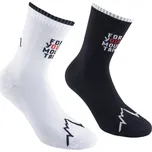 Ponožky turistické LA SPORTIVA For Your Mountain Socks, Black/White - 35-37