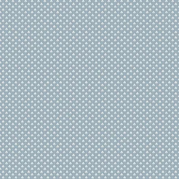 Tapeta Parato Modrá vliesová tapeta na zeď s bílými lístky, 12363, Fiori Country, Parato, velikost 10,05 x 0,53 m