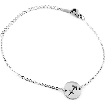 Náramek BRUNOshop.cz Náramek znamení zvěrokruhu STŘELEC stříbrná 200 mm