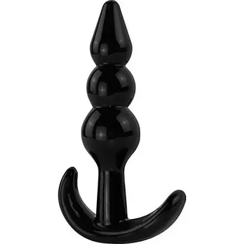 Anální kolík Měkký a ohebný kuličkový anální kolík - S