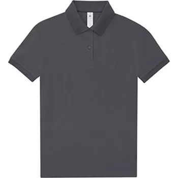 Dámské tričko B&C Dámské polo triko PW463 Dark Grey (Solid) XL