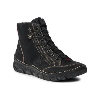 Dámská zimní obuv Rieker Kotníková obuv 55049-00 Černá 36