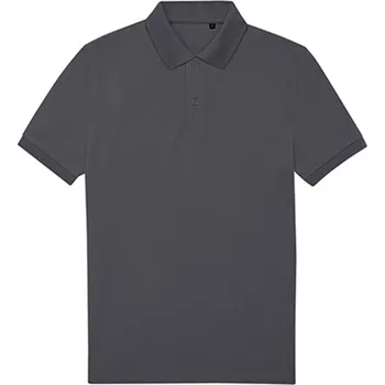 Pánské tričko B&amp;C Unisex polo triko PU428 Dark Grey (Solid) S