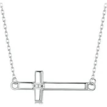 Náhrdelník For Silver Náhrdelník s přívěskem Kříže se zirkonem - Stříbro 925