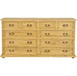 Drewmax KD708 dřevěná komoda masiv borovice rustikal (KD708 komoda SIMPLE)