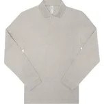 B&C Unisex polo triko PU427 Heather Grey Fog XL