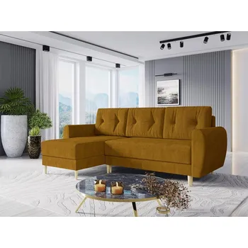 Sedací souprava Rohová sedačka s funkcí spaní Kukle S, Barva: Poso 01 MIRJAN 5903211253607