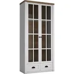 Vitrína PROVENCE W2S, sosna andersen/dub lefkas.