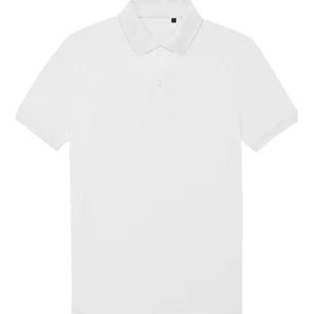 Pánské tričko B&amp;C Unisex polo triko PU428 White 4XL