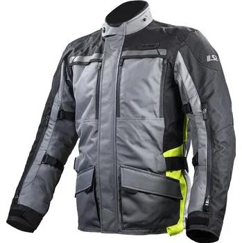 Moto bunda LS2 LANCE MAN JACKET GREY BLACK YELLOW - L