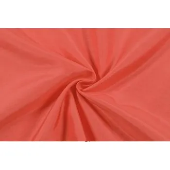 Voál s hedvábím, korálový, sartor.cz