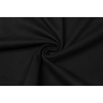 Bavlněný úplet piké černé