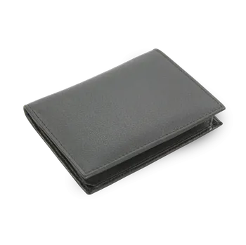 Obal na doklad Černá kožená dokladovka 514-2020-60