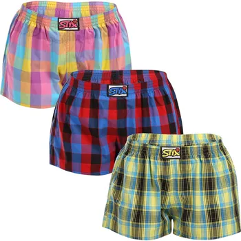 Dámské trenýrky 3PACK dámské trenky Styx klasická guma vícebarevné (3K102128) XXL Možnost vrácení zboží ZDARMA do 120 dnů!