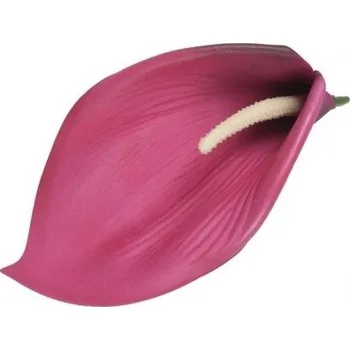 umělá květina Květ kala 20 cm fialová