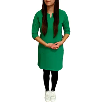 Dámské šaty Šaty Sabatti zelené s výstřihem V Velikosti Sabatti: 42