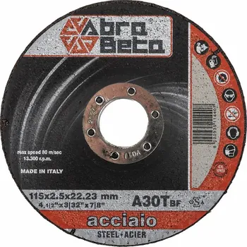 Řezný kotouč Kotouč řezný na ocel rovný Abra Beta 115x2.5