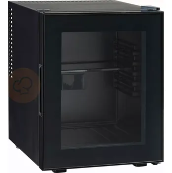 Hotelová lednička/chladnička, minibar, prosklená, černá, 35 l, 385x450x485 mm | RESTO QUALITY, MB32BGD