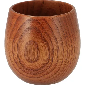 Hrnek bez ucha z dubového dřeva 190 ml