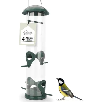Pro ptáka REAVET Krmný sloupek na obiloviny, zelený - více velikostí (výška 20 cm - 40 cm) Velikost: 30 cm
