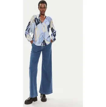 Dámská halenka Tamaris Apparel Halenka Cisna TAW0754 Modrá Relaxed Fit 38