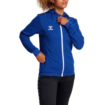 Dámská mikina Mikina s kapucí Hummel HMLAUTHENTIC PL ZIP HOODIE WOMAN 219981-7045 Velikost L