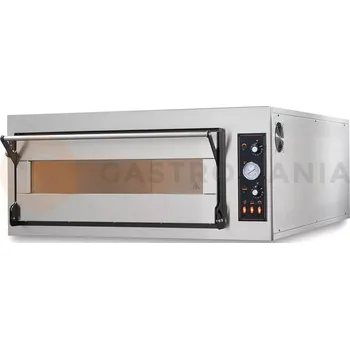 Pec na pizzu Pizza pec elektrická, manuální ovládání, šamotová modulová pec se zvýšenou komorou, 4x 40 cm, 2x 600x400 mm, 1130x985x500 mm | RESTO QUALITY, BAKE 4H