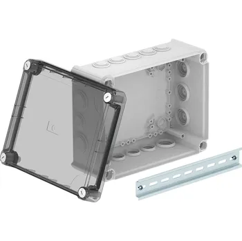Elektroinstalační krabice OBO BETTERMANN Odbočná krabice s transparentním T 250 HD TR 2007756