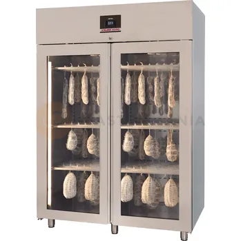 Skříň na zrání/uskladnění salámů, sýrů, veganských produktů, 80/140 kg, 1460x850x2115 mm | ZERNIKE, Klima Aging Basic KAE1500PV