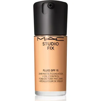 Make-up MAC Cosmetics Studio Fix Fluid SPF 15 24HR Matte Foundation + Oil Control matující make-up SPF 15 odstín NC20 30 ml