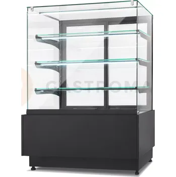 Neutrální cukrářská vitrína, 900x690x1300 mm | RESTO QUALITY, Dolce Visione Neutro Premium 900 W2