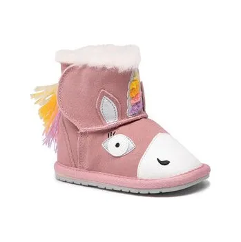 Dívčí sněhule EMU Australia Sněhule Magical Unicorn Walker B12409 Růžová 6_12M