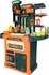 Dětská kuchyňka Dětská plastová kuchyňka Enjoy Cooking se světelným kohoutkem 74,5 x 56 x 23 cm oranžová/zelená + příslušenství 77 ks
