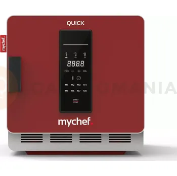 Pec na pizzu Konvektomat, horkovzdušná, digitální ovládací panel, 3,6 kW, 230 V, červený, 397x598x410 mm | RESTO QUALITY, QUICK 1 RED