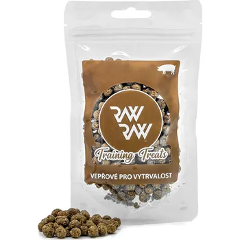 RAW RAW Training Treats Vepřové pro vytrvalost 60g
