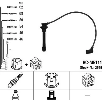 Zapalovací kabel Sada kabelů pro zapalování NGK RC-ME111