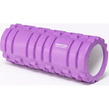 Pěnový válec TRUESTEEL Masážní válec - Foam roller Fialový