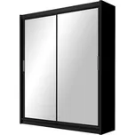 Šatní skříň DRETIN 160, černá +možnost VÝNOSU + vyzvednutí ZDARMA