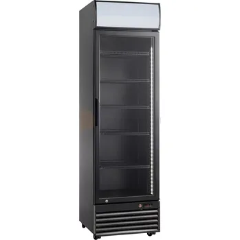 Chladící prosklená skříň, 338 l, černá, 575x606x1975 mm | RESTO QUALITY, RQ416-BLACK