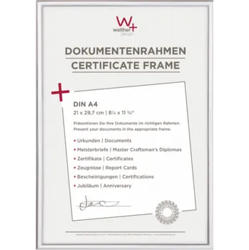 Rám na obraz Rámeček Walther New Lifestyle 21x30 plast stříbrný