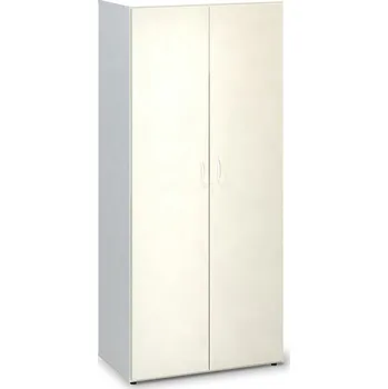 Šatní skříň Vysoká šatní skříň ProOffice 80 x 47 x 178 cm, bílá