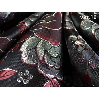 HEDVA ČESKÝ BROKÁT Ondrin 160 krojový brokát RŮŽE černá | 19