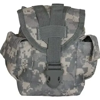 Obal na láhev orig. US MOLLE ACU-použitý (Originální US pouzdro AT digital s mnohačetným využítím, jako obal na polní láhev, sumka na zásobníky, odhazovák atd... .)