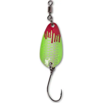 Umělá nástraha Magic Trout - Plandavka BLOODY LOONY SPOON vel. 1 2g SILVER GREEN