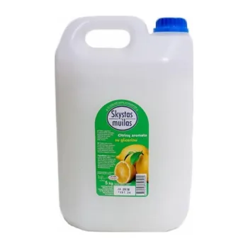Masážní přístroj Tekuté mýdlo s glycerinem, 5 l, citronová vůně