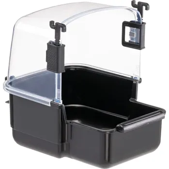 Koupelna pro ptáka Ferplast Koupelna pro papoušky černá 19 x 23 x 22 cm