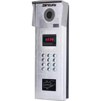RFID přístupový systém/videozvonek - bytové tablo Zoneway ZW-618-D