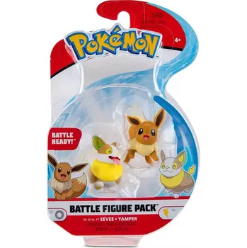 JAZWARES Figurky Pokémon Battle figure pack Eevee a Yamper